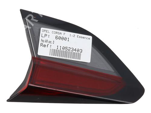 Højre baklys, luke OPEL CORSA F (P2JO) 1.2 (68) (75 hp) 28160117