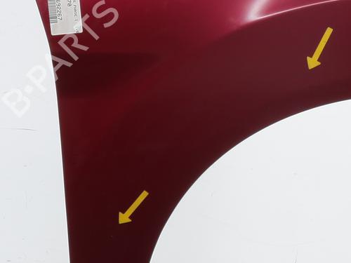 Right front fenders FORD FIESTA VI (CB1, CCN) 1.6 TDCi | BP22653696C42 