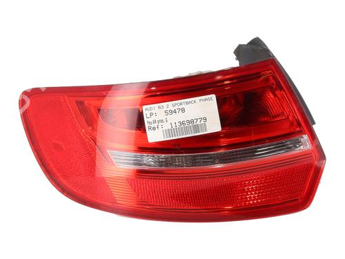 Used Left taillight AUDI A3 Sportback (8PA) 2.0 TDI (136 hp) 29704356