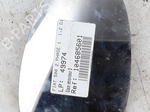 Spejlglas højre FIAT 500 (312_) 1.3 D Multijet (312AXB1A) (75 hp) 26448160