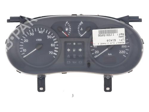 Kombiinstrument RENAULT CLIO II (BB_, CB_) 1.2 16V (BB05, BB0W, BB11, BB27, BB2T, BB2U, BB2V, CB05,... (75 hp) 31310276