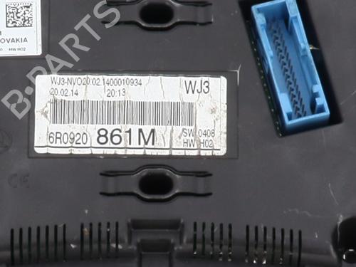 Instrument cluster VW POLO V (6R1, 6C1) 1.6 TDI | BP27456723C47 