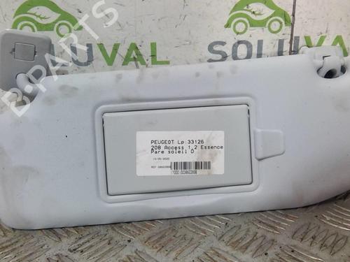 Used Right sun visor PEUGEOT 208 I (CA_, CC_) 1.2 VTI 82 (82 hp) 20368815