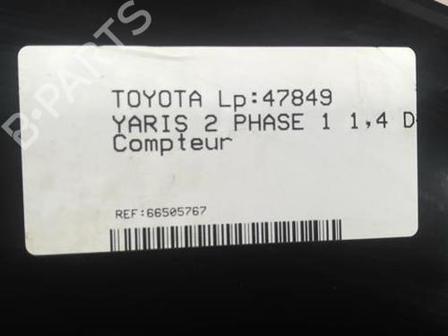 Instrument cluster TOYOTA YARIS (_P9_) 1.4 D-4D (NLP90_, NLP90R) | BP20360425C47 