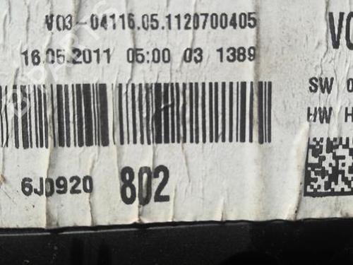 Instrument cluster SEAT IBIZA IV (6J5, 6P1) 1.4 | BP21810214C47 