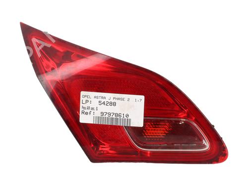 Used Left tailgate light OPEL ASTRA J (P10) 1.7 CDTI (68) (110 hp) 22390025