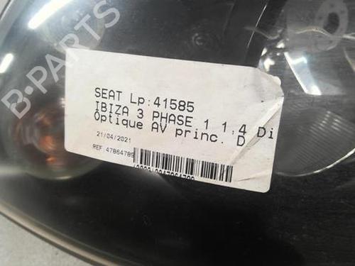 Right headlight SEAT IBIZA III (6L1) 1.4 TDI | BP20370273C29 