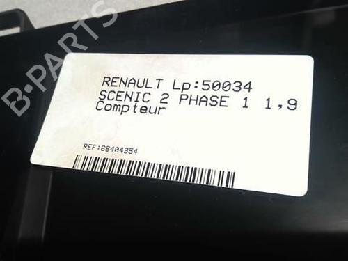 Instrument cluster RENAULT SCÉNIC II (JM0/1_) 1.9 dCi | BP20367285C47 