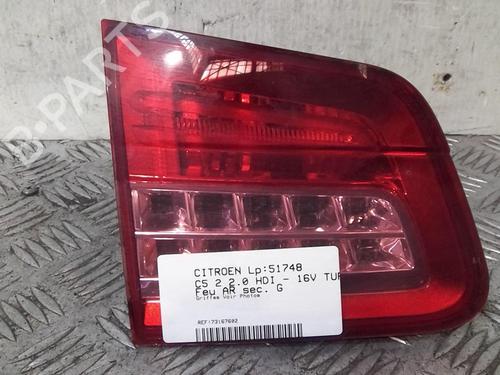 Used Left tailgate light Left tailgate light CITROËN C5 III (RD_) 2.0 HDi 140 (RDRHF8, RDRHFA, RDRHA8, RDRHAJ) (140 hp) 20359694 20359694