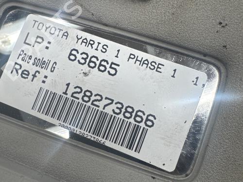Used Left sun visor Left sun visor TOYOTA YARIS (_P1_) 1.3 (NCP10, SCP12_) (86 hp) 36761432 36761432