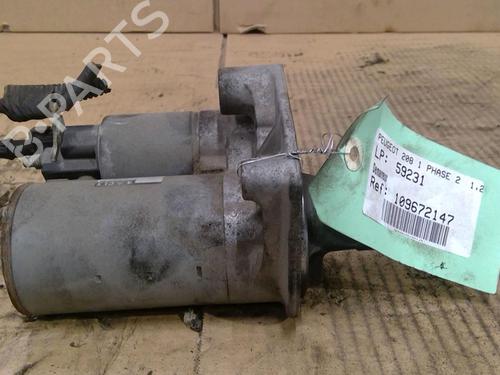 Used Starter PEUGEOT 208 I (CA_, CC_) 1.2 VTI 82 (82 hp) 27637545