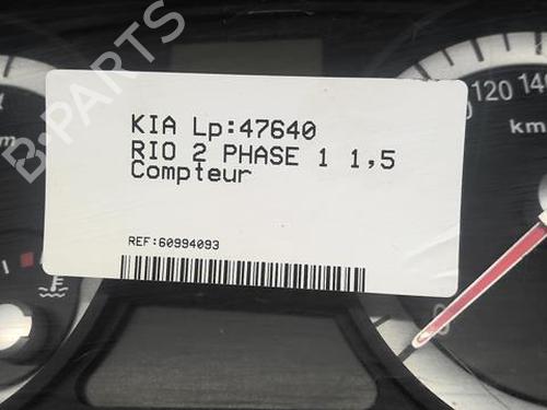 Used Instrument cluster KIA RIO II (JB) 1.5 CRDi (110 hp) 20370007