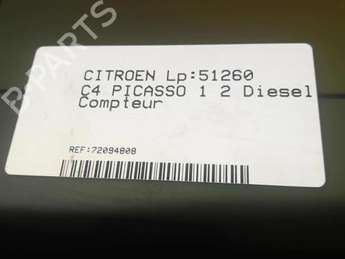 Kombiinstrument CITROËN C4 Picasso I MPV (UD_) 2.0 HDi 138 (136 hp) 20355426