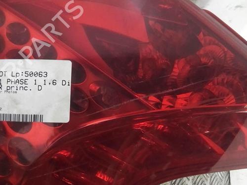 Right taillight PEUGEOT 3008 I MPV (0U_) 1.6 HDi | BP20360057C35 