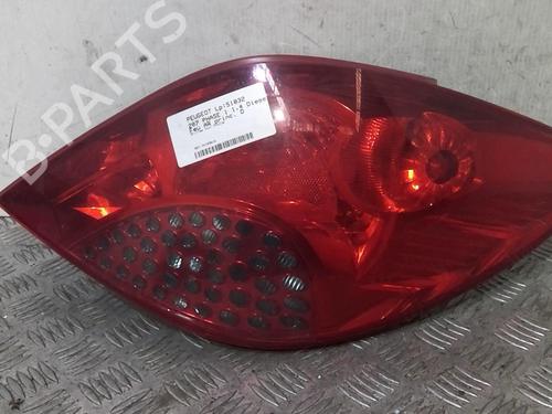 Used Right taillight PEUGEOT 207 (WA_, WC_) 1.4 HDi (68 hp) 20355132