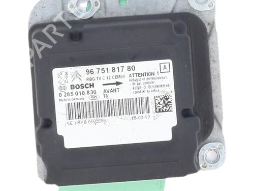 Used ECU airbags ECU airbags PEUGEOT 5008 (0U_, 0E_) 1.6 HDi (114 hp) 33729824 33729824