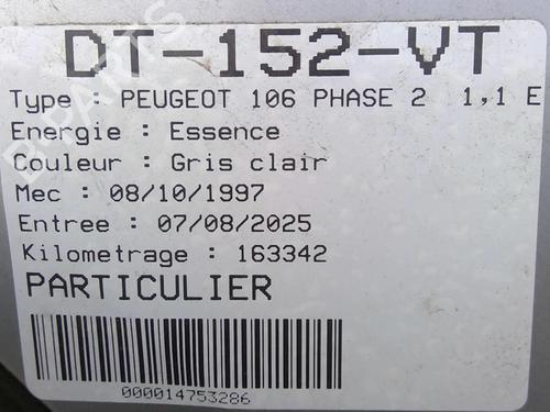 Rear left door window PEUGEOT 106 II (1A_, 1C_) 1.1 i | BP28274431C20 