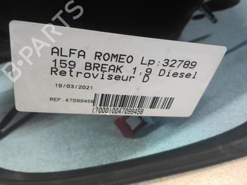 Used Right mirror ALFA ROMEO 159 Sportwagon (939_) 1.9 JTDM 8V (939AXH1B, 939BXH1B) (115 hp) 20362761