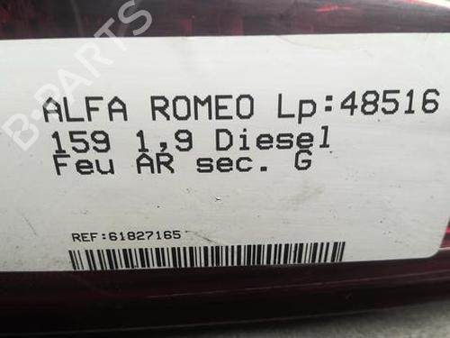 Used Left tailgate light Left tailgate light ALFA ROMEO 159 (939_) 1.9 JTDM 8V (939AXE1B) (120 hp) 20364073 20364073