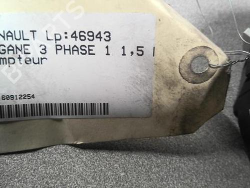Instrument cluster RENAULT MEGANE III Hatchback (BZ0/1_, B3_) 1.5 dCi | BP20358051C47 