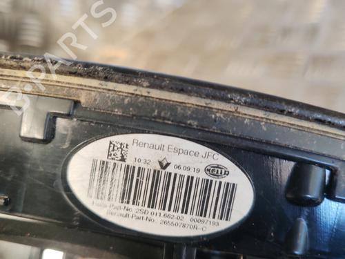 Used Right tailgate light Right tailgate light RENAULT ESPACE V (JR_) 2.0 Blue dCi 200 (JRAL) (200 hp) 29429764 29429764