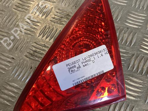 Used Right tailgate light Right tailgate light PEUGEOT 3008 I MPV (0U_) 1.6 HDi (109 hp) 20346727 20346727
