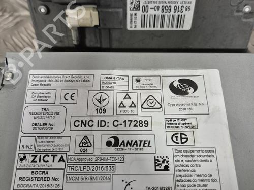 Used Display monitor Display monitor CITROËN JUMPY III Van (V_) 1.6 BlueHDi 95 (95 hp) 33994932 33994932