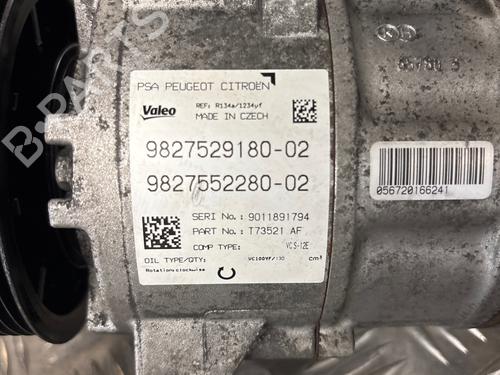 Used AC compressor AC compressor PEUGEOT 308 II (LB_, LP_, LW_, LH_, L3_) 1.2 THP 110 (110 hp) 31356643 31356643