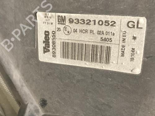 Venstre forlygte OPEL MERIVA A MPV (X03) 1.6 16V (E75) (100 hp) 20345389