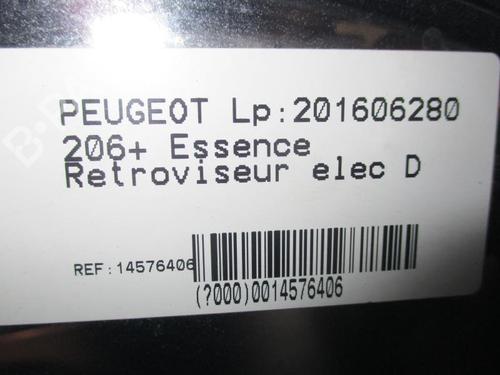 Used Right mirror PEUGEOT 206+ (2L_, 2M_) 1.4 i (2LKFWA, 2MKFWA) (75 hp) 20344572