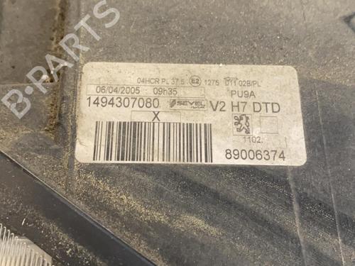 Right headlight PEUGEOT 807 (EB_) 2.2 HDi | BP20347274C29 