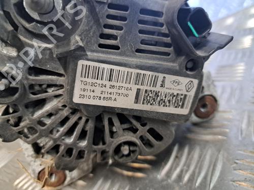Used Alternator Alternator RENAULT CAPTUR I (J5_, H5_) 1.5 dCi 90 (J5N4, J5M5, J5MW, J5M6, J5AL, J5AJ) (90 hp) 26583683 26583683