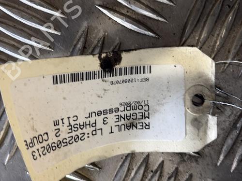 Used AC compressor AC compressor RENAULT MEGANE III Coupe (DZ0/1_) 1.5 dCi (DZ09, DZ0D, DZ1F, DZ1G, DZ14, DZ29) (110 hp) 32213007 32213007