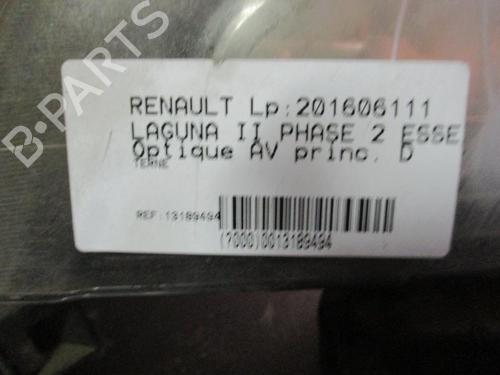 Højre forlygte RENAULT LAGUNA II (BG0/1_) 2.0 16V (BG00, BG0K, BG0P, BG0W) (135 hp) 20346064