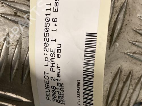 Used Water radiator Water radiator PEUGEOT 3008 II SUV (MC_, MR_, MJ_, M4_) 1.6 THP 165 (M45GYW, M45GZW, M45GYV) (165 hp) 33322438 33322438