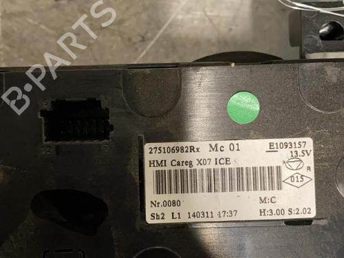 Climate control RENAULT TWINGO III (BCM_, BCA_) 0.9 TCe 90 (BCM9, BCM2) | BP22094141I5 