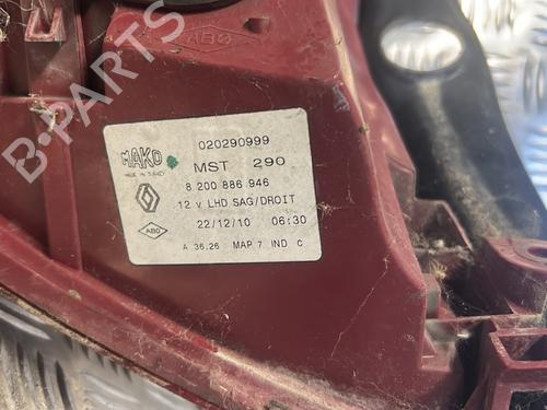 Right taillight RENAULT CLIO III (BR0/1, CR0/1) 1.5 dCi (C/BR0G, C/BR1G) | BP27406844C35 