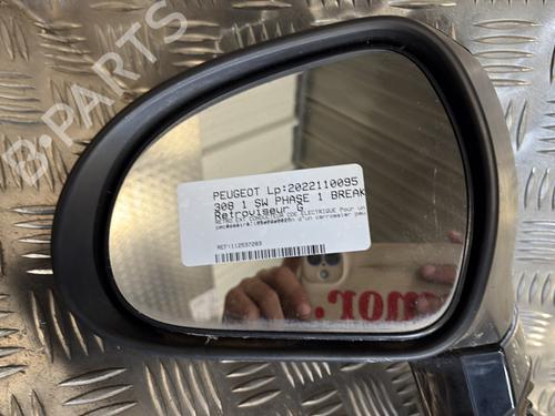 Left mirror PEUGEOT 308 SW I (4E_, 4H_) 1.6 HDi | BP29191384C26 