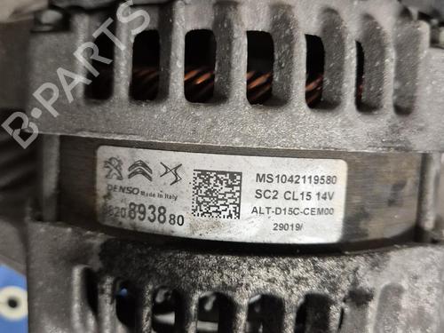 Generator Generator CITROËN C3 III (SX) 1.5 BlueHDi 100 (SXYHYP, SXYHTU) (102 hp) 39896851 39896851