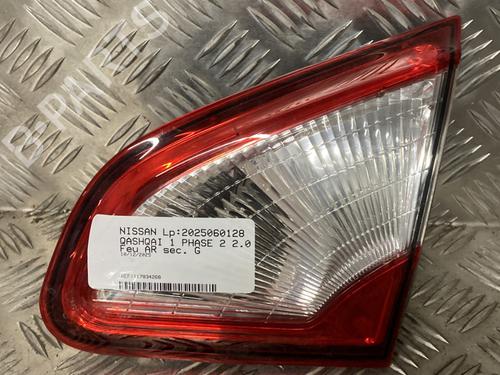 Used Left tailgate light NISSAN QASHQAI I (J10, NJ10) 2.0 dCi (150 hp) 30846858