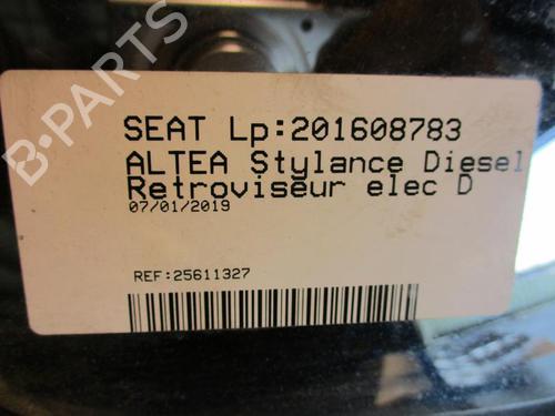 Right mirror SEAT ALTEA (5P1) 2.0 TDI 16V | BP20348994C27 