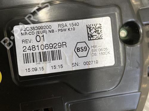 Used Instrument cluster RENAULT TALISMAN (LP_) 1.6 dCi 160 (160 hp) 22096123