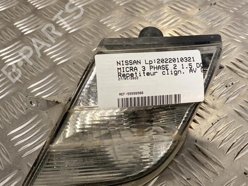 Used Left front indicator NISSAN MICRA III (K12) 1.5 dCi (68 hp) 22094311