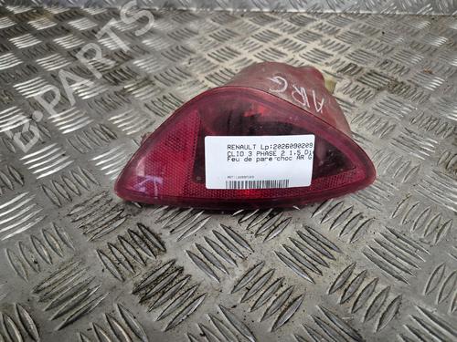 Used Rear bumper left light Rear bumper left light RENAULT CLIO III (BR0/1, CR0/1) 1.5 dCi (C/BR0G, C/BR1G) (68 hp) 39582420 39582420