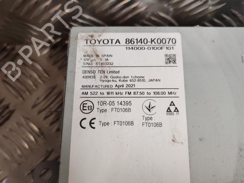 Display monitor TOYOTA YARIS (_P21_, _PA1_, _PH1_) 1.0 (KSP211) | BP23230820C48 