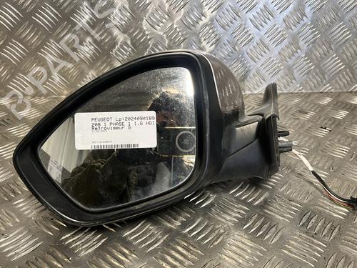 Used Left mirror PEUGEOT 208 I (CA_, CC_) 1.6 HDi (92 hp) 23851278