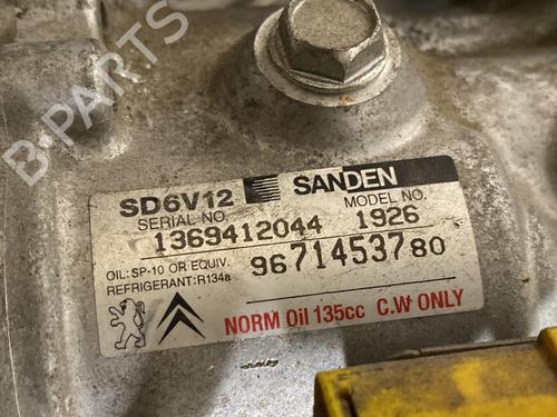 Used AC compressor PEUGEOT 206+ (2L_, 2M_) 1.4 HDi eco 70 (68 hp) 20348537