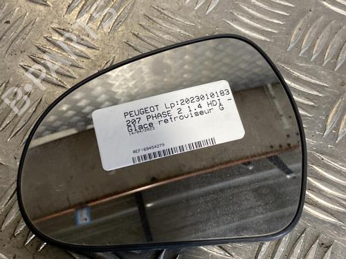 Left mirror glass PEUGEOT 207 (WA_, WC_) 1.4 HDi | BP22095351C148