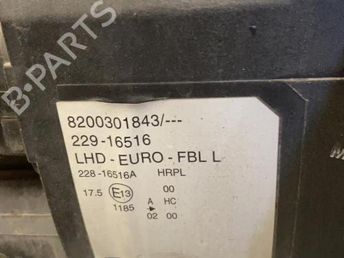 Used Left headlight Left headlight RENAULT MODUS / GRAND MODUS (F/JP0_) 1.4 (JP01, JP0J) (98 hp) 20348847 20348847