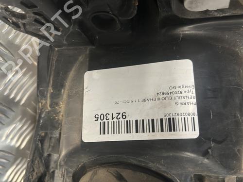 Left headlight RENAULT CLIO III (BR0/1, CR0/1) 1.5 dCi (BR17, CR17) | BP27887947C28 